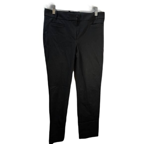 J Crew Stretch Mid Rise Skinny Black Pants Size 28 - Picture 1 of 3